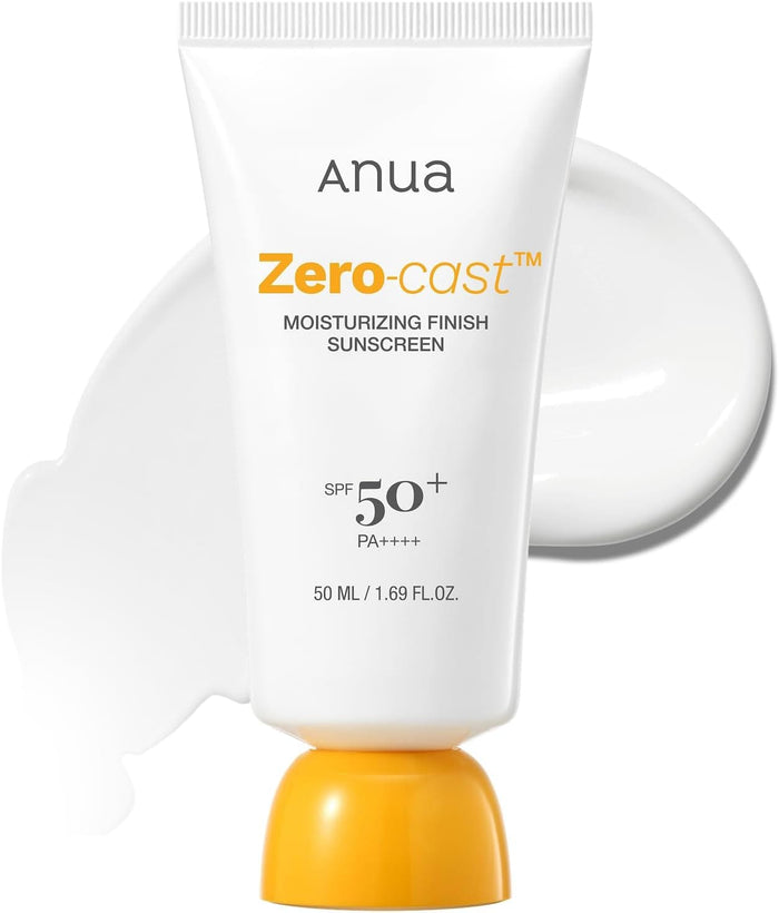 Velora Beauty Anua Zero-Cast™ — Crème Solaire Hydratante SPF 50+ PA++++